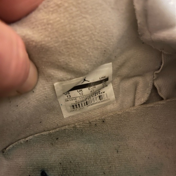 Air Jordan Retro 4 Military Blue 13 Basketball Sneakers Shoes Michael Goat Rare - Picture 6 of 8